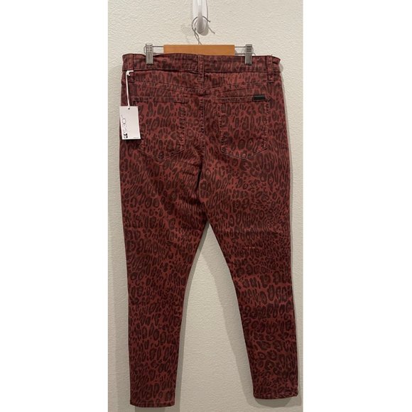 JOE'S JEANS The Charlie High-Rise Ankle Skinny Leopard Print - Picture 6 of 6